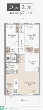 KDXレジデンス武蔵境IIの物件間取画像